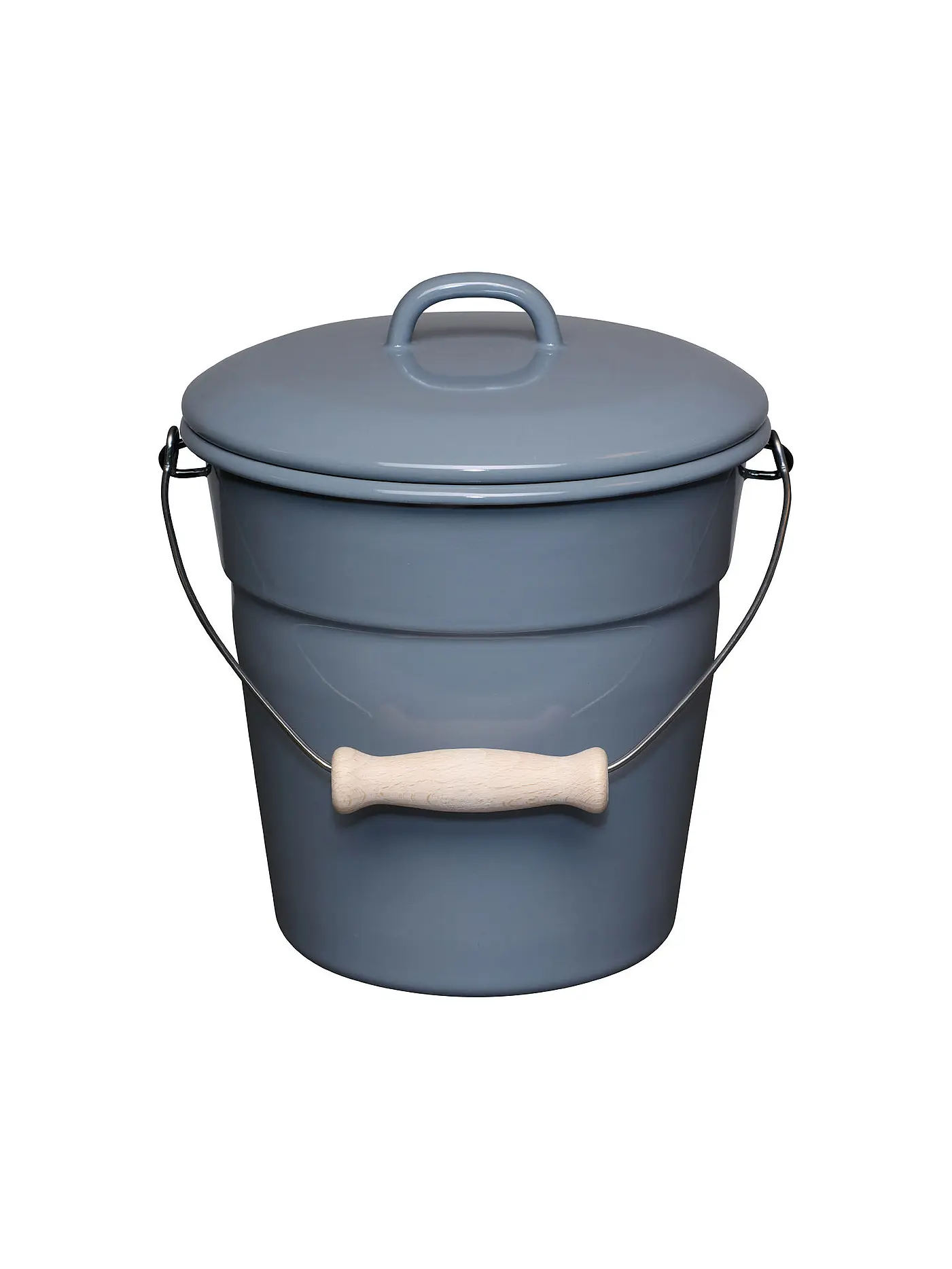 RIESS | Allzweckeimer mit Deckel 20cm Nat Green | grau